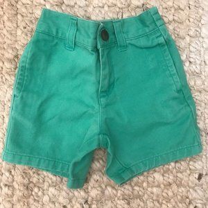 Janie and Jack Baby Boy Green Classic Style Shorts